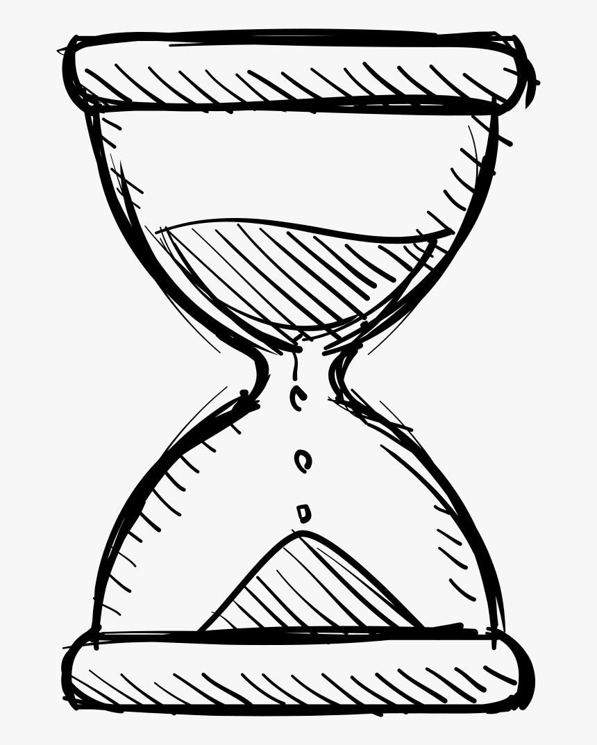 pic Hourglass Drawing Easy time hourglass drawing hd png download
