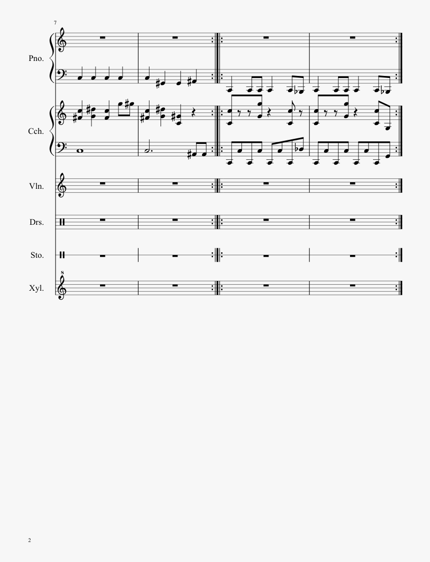 Ultra Instinct Piano Notes, HD Png Download, Free Download