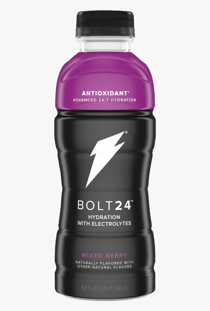 Bolt Mixed Berry - Water Bottle, HD Png Download, Free Download