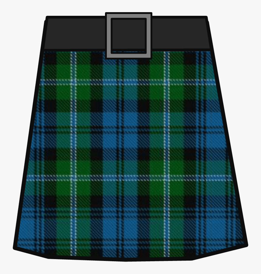Kilt Clipart - Plaid Skirt Clip Art, HD Png Download, Free Download