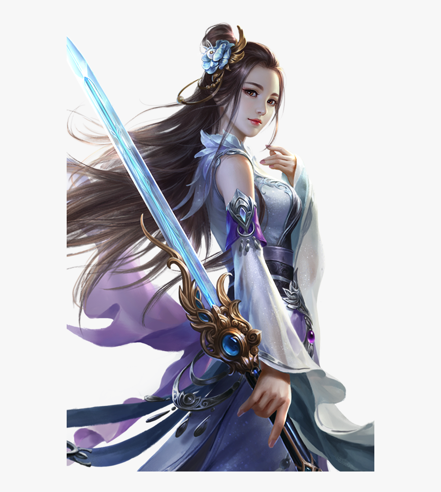 Asian Female Warrior Png - Against The Gods, Transparent Png, Free Download