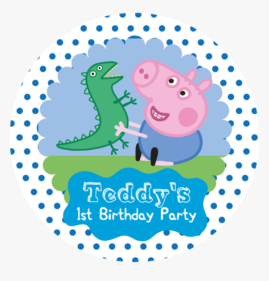 George Pig Party Box Stickers - Stickers De George Pig, HD Png Download, Free Download