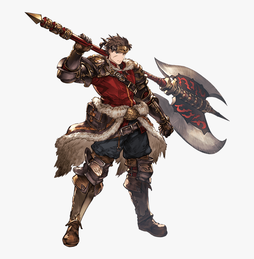 Art Id - - Granblue Fantasy Characters Axe, HD Png Download, Free Download