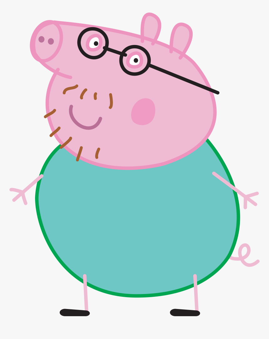 Tinky-winky Mummy Domestic Pig Peppa Daddy George Clipart, HD Png Download, Free Download