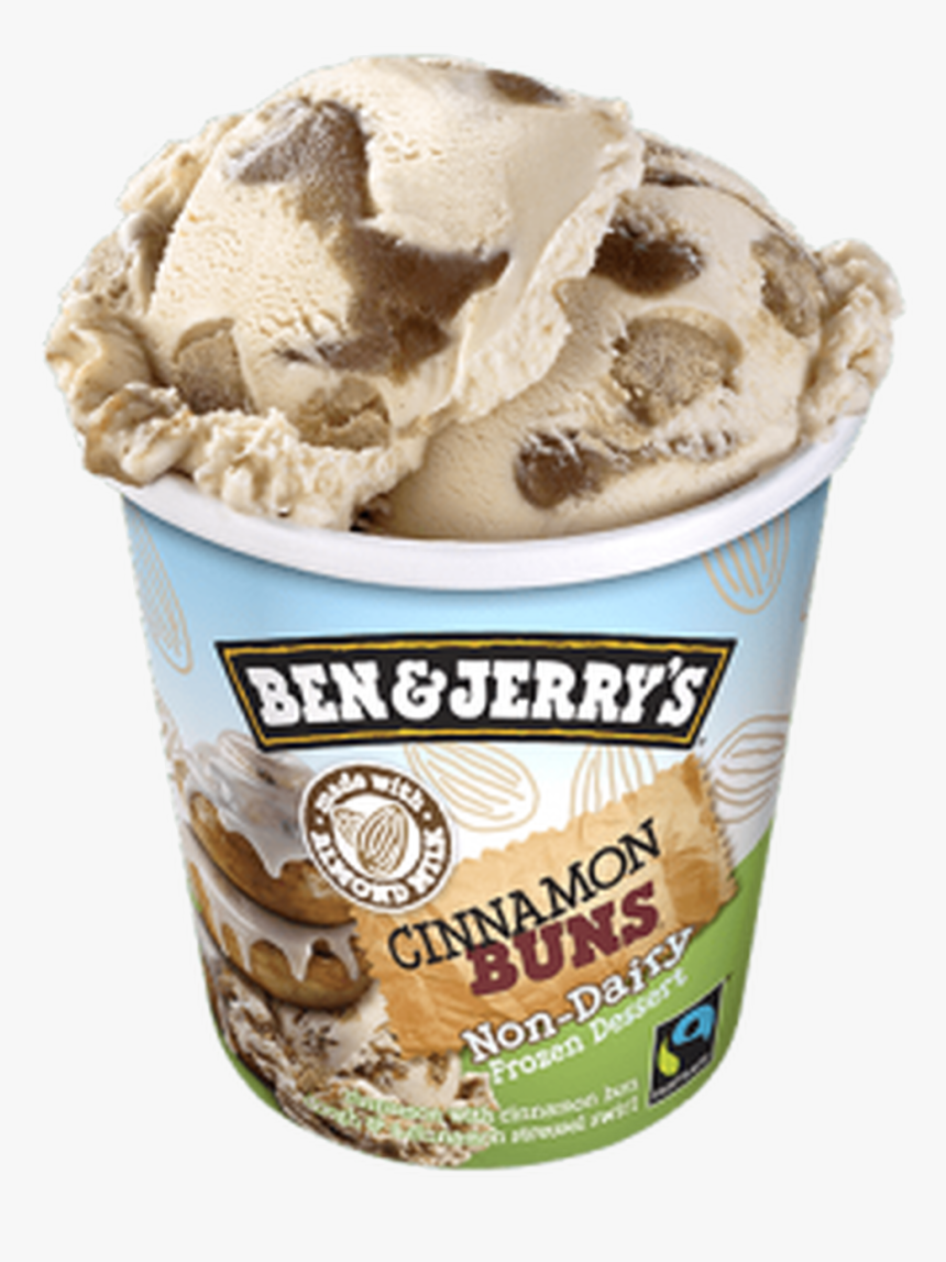 Ben & Jerry"s, Non-dairy Cinnamon Buns Ice Cream, Pint, - Ben And Jerry's Vegan Coffee, HD Png Download, Free Download