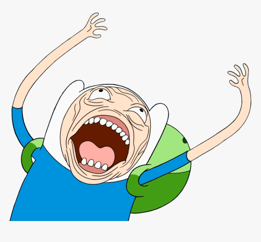 Adventure Time Finn Meme Face, HD Png Download, Free Download