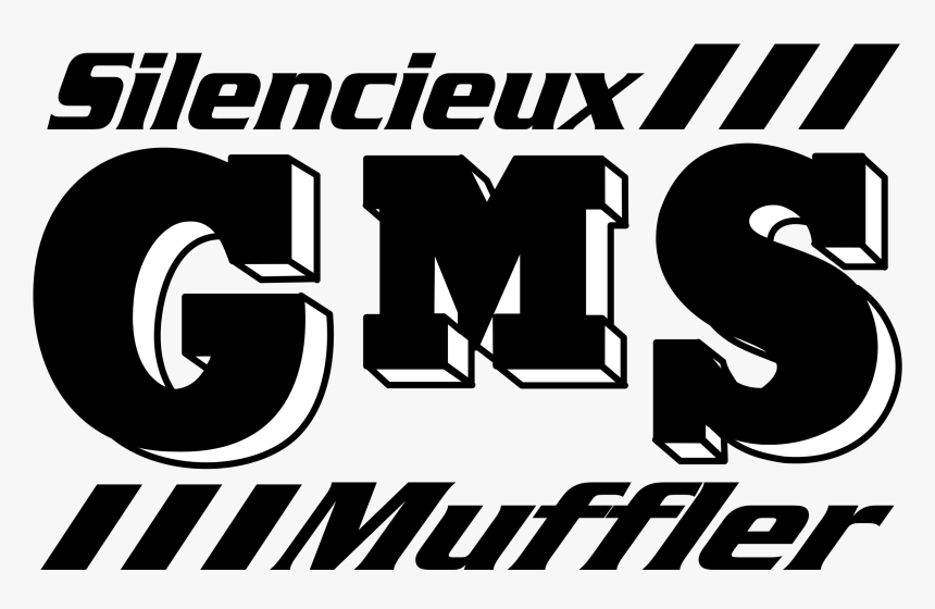 Silencieux Gms Muffler Logo Png Transparent - Graphic Design, Png Download, Free Download
