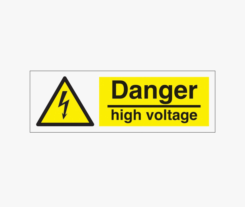 High Voltage Sign Png File - High Voltage Safety Sign, Transparent Png, Free Download