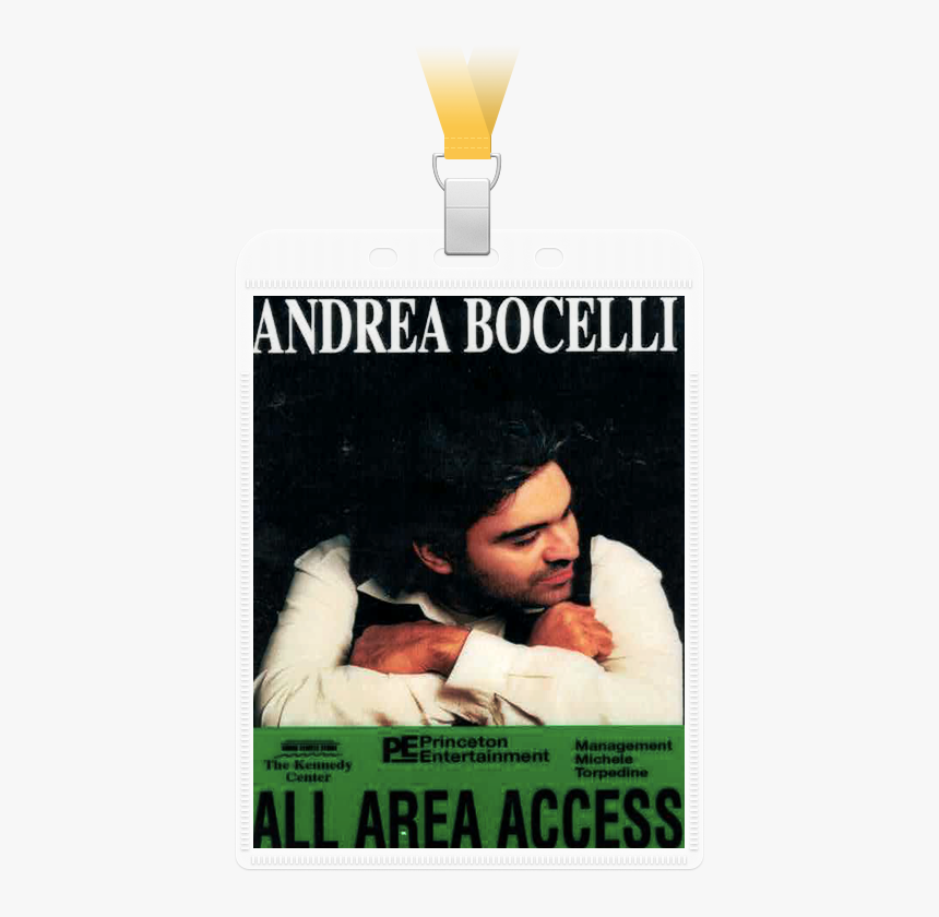 Lanyard Andrea Bocelli - Andrea Bocelli The Opera Album, HD Png Download, Free Download