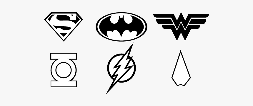 Logo At Getdrawings Com - Black And White Superhero Logo Clipart, HD Png Download, Free Download