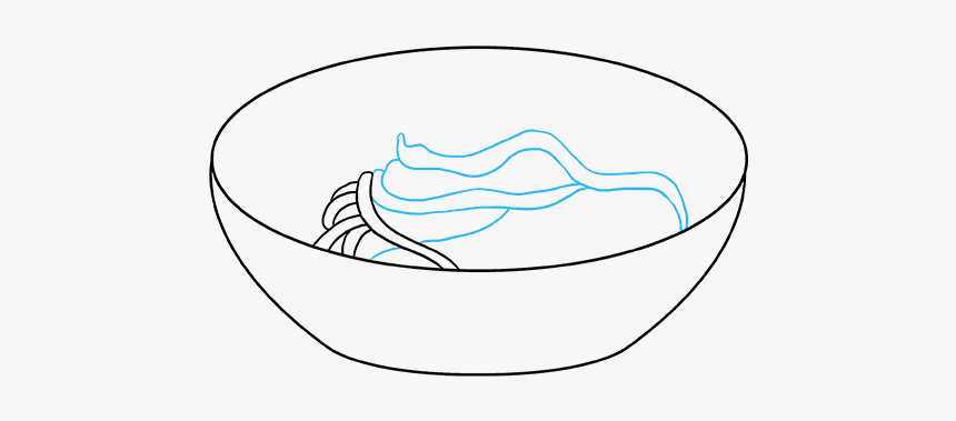 How To Draw Spaghetti - Sketch, HD Png Download, Free Download