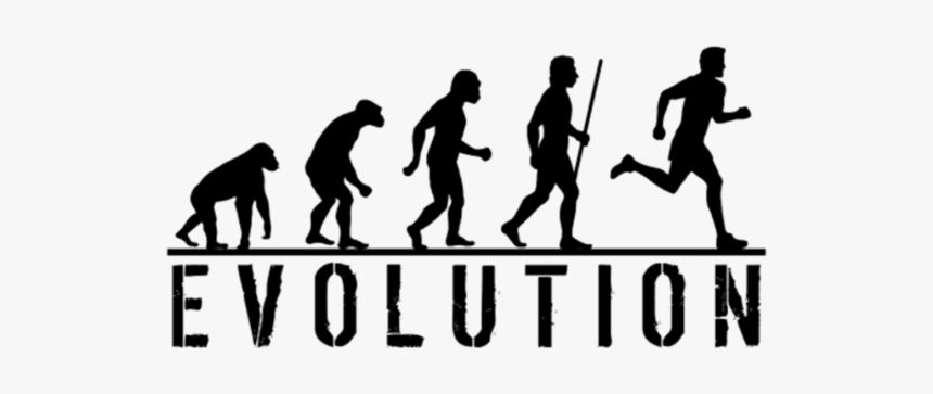 Evolution Of Man Png - Evolution Of Man Running, Transparent Png, Free Download