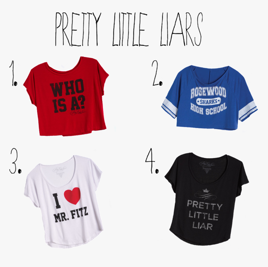 Pretty Little Liars And T-shirt Image - Girl, HD Png Download, Free Download