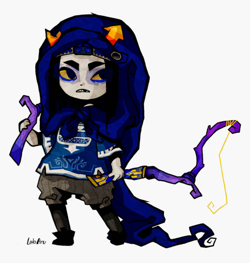 Fictional Character Cartoon Purple - Homestuck Legend Of Zelda, HD Png Download, Free Download