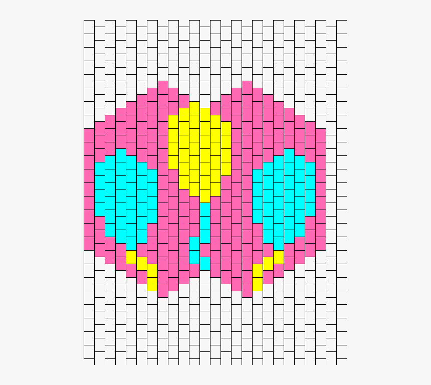 Pinkie Pie Cutie Mark Bead Pattern - Squirtle Kandi Mask, HD Png Download, Free Download