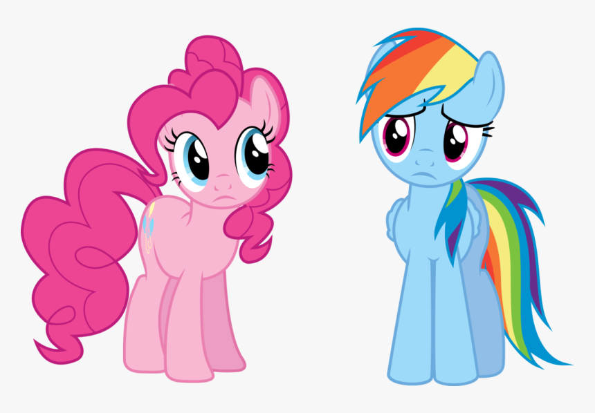 Bahaghari Dash & Pinkie Pie - Pinkie Pie Y Rainbow Dash, HD Png Download, Free Download