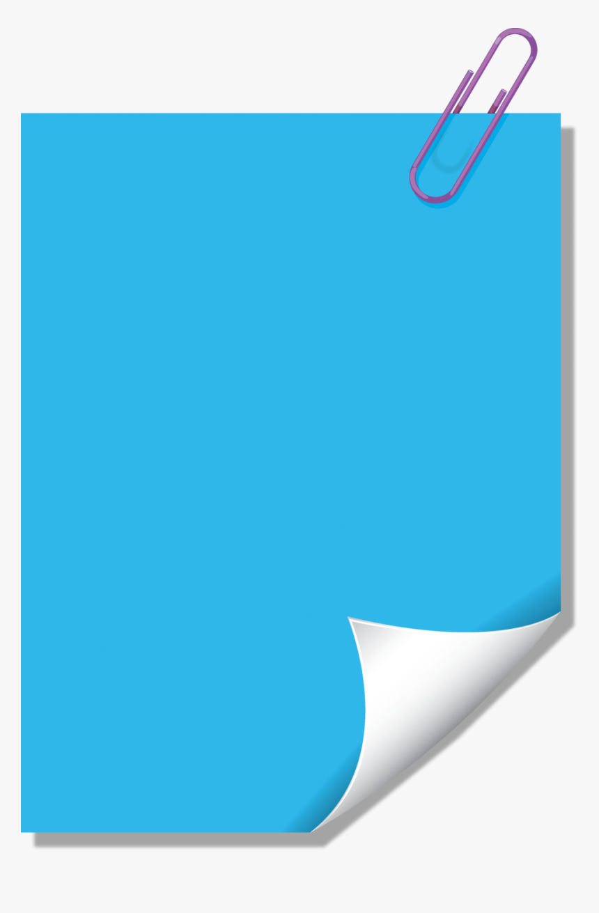 Blue Sticky Notes Png Image - Blue Sticky Note Png, Transparent Png, Free Download