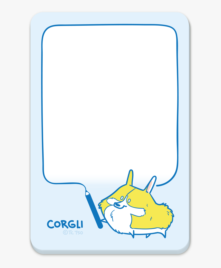 Corgli Pencil Sticky Notes By Corgli & Co, HD Png Download, Free Download