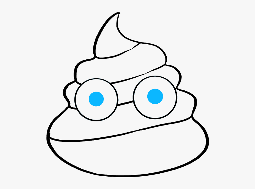 How To Draw Poop Emoji, HD Png Download, Free Download