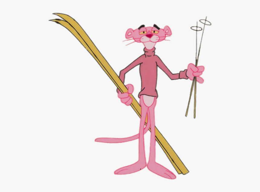 Pink Panther Off Skiing - Pink Panther Heritage Auction, HD Png Download, Free Download