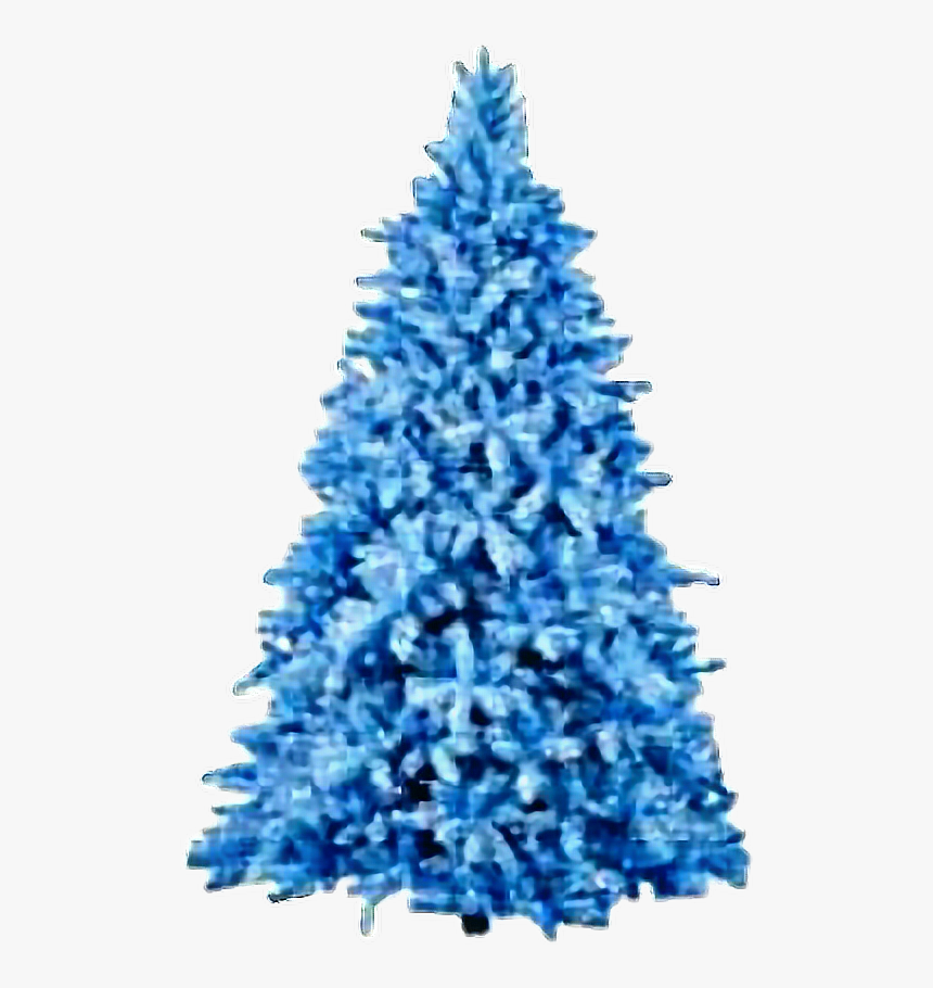 #blue #tree #christmas #christmastree #freetoedit - Blue Christmas Tree, HD Png Download, Free Download