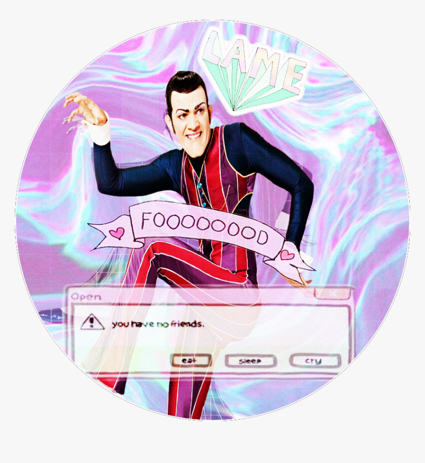 #robbierotten #robbie #lazytown #meme #memes #dank - Wall Clock, HD Png Download, Free Download