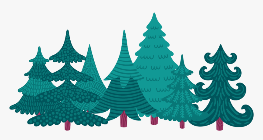 Group Of Christmas Trees Png, Transparent Png, Free Download
