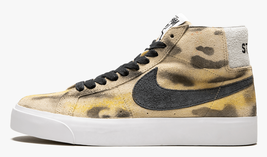 Nike Sb Zoom Blazer Mid Qs "stussy - Skate Shoe, HD Png Download, Free Download