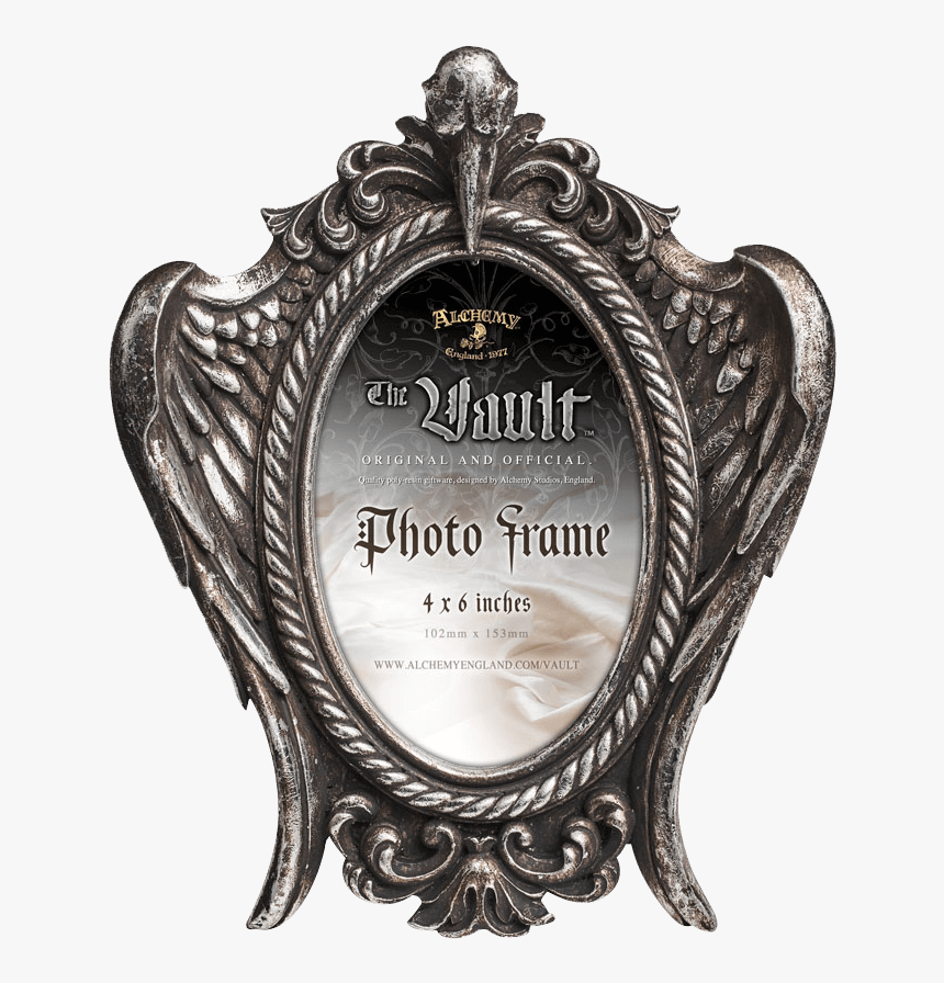 My Soul From The Shadow Picture Frame - Gothic Raven Frames, HD Png Download, Free Download