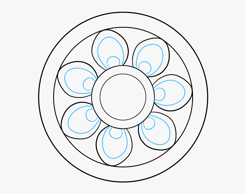 How To Draw Beginner Mandala - Circle, HD Png Download, Free Download