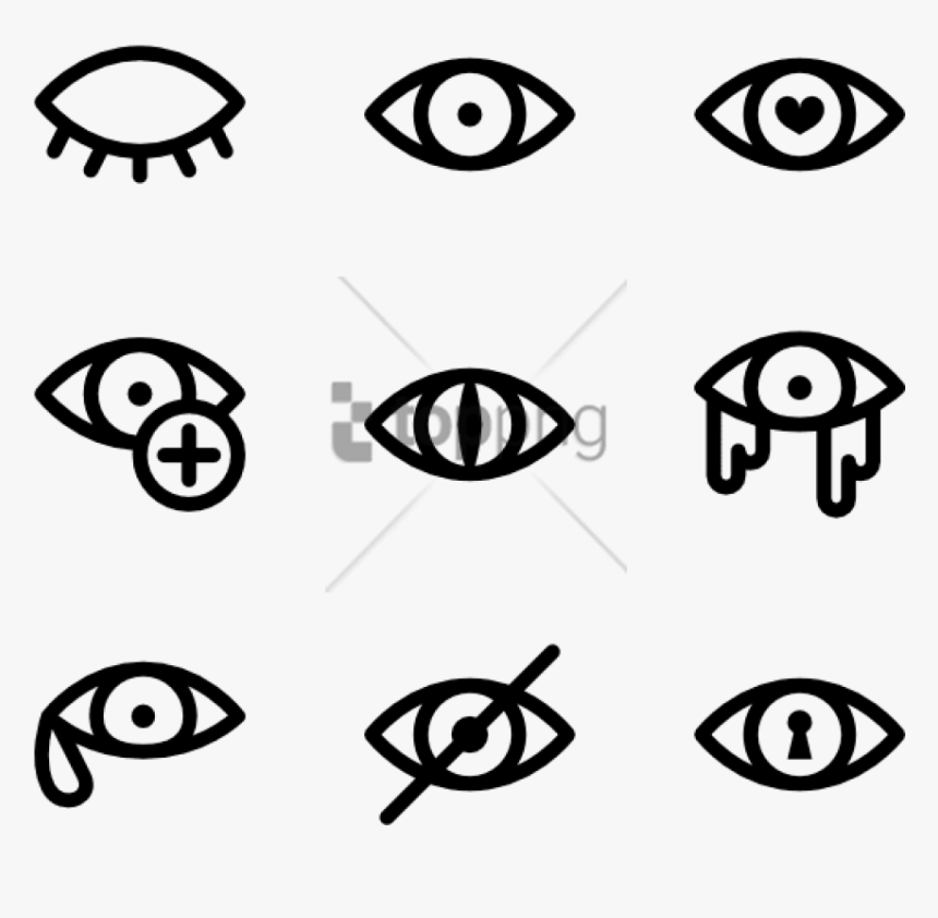 Free Png Eye Icon Png Image With Transparent Background - Eye Icon Vector Png, Png Download, Free Download