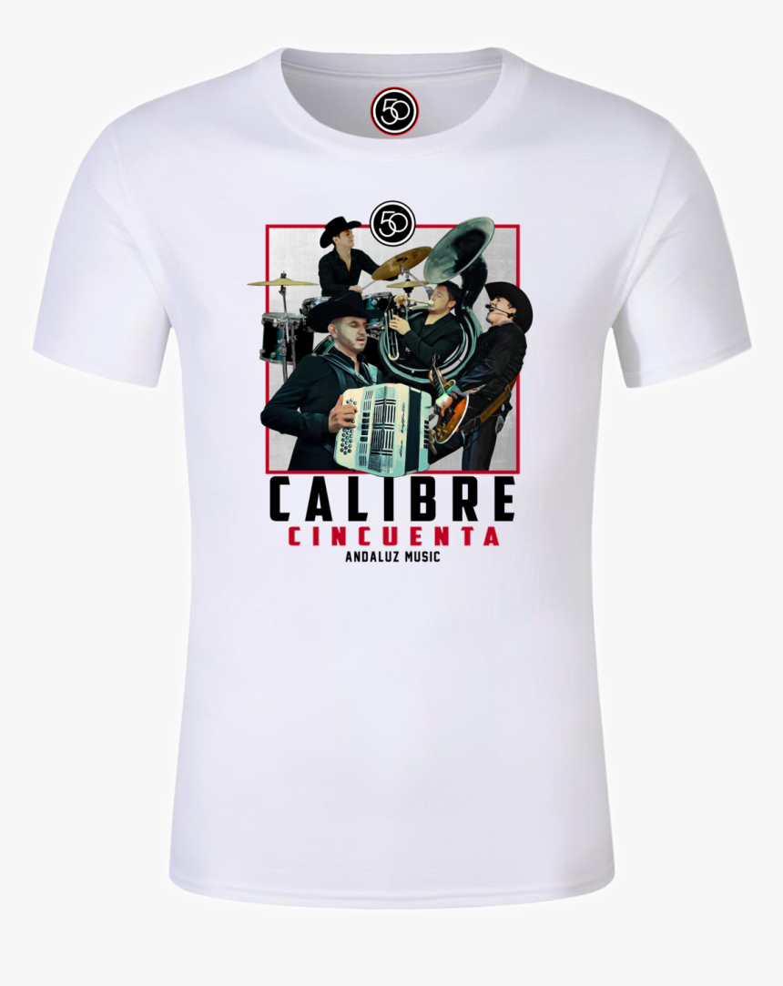 Calibre 50 Playera - Playeras De Calibre 50, HD Png Download, Free Download