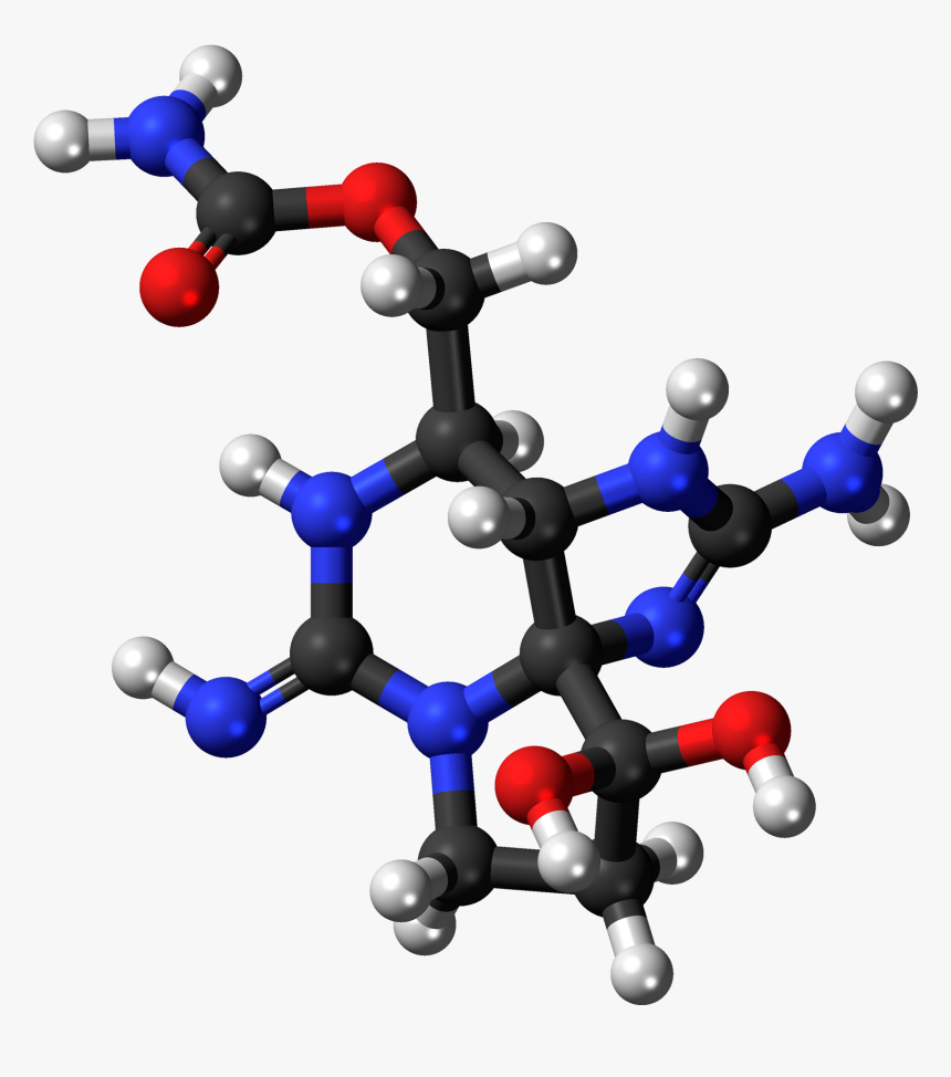 Saxitoxin 3d Balls - Radon Molecule, HD Png Download, Free Download