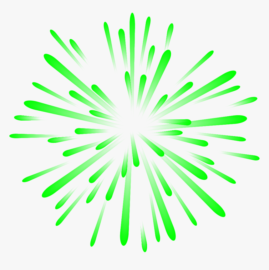 Feux D Artifice Vert Png, Transparent Png, Free Download