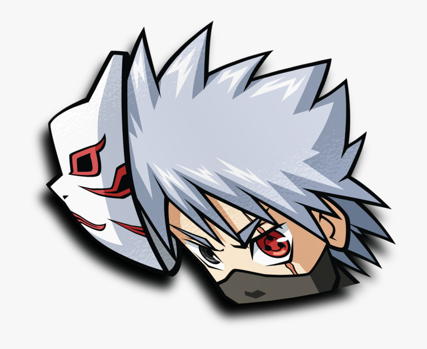 Transparent Anbu Itachi Png - Kakashi Peeker Stickers, Png Download, Free Download