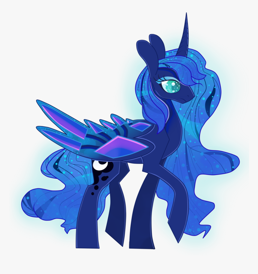 Eyeshadow, High Res, Princess Luna, Safe, Simple Background, - Cartoon, HD Png Download, Free Download