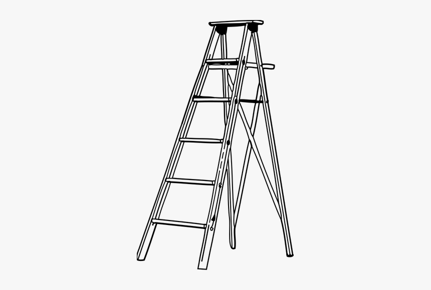 Vector Image Of A Ladder - Ladder Clip Art, HD Png Download, Free Download