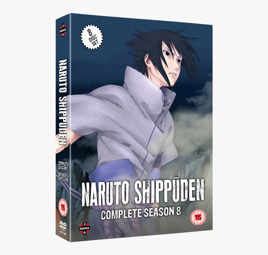 Naruto Shippuden Complete Series 8 Box Set - Naruto Shippuden Complete Season 8, HD Png Download, Free Download