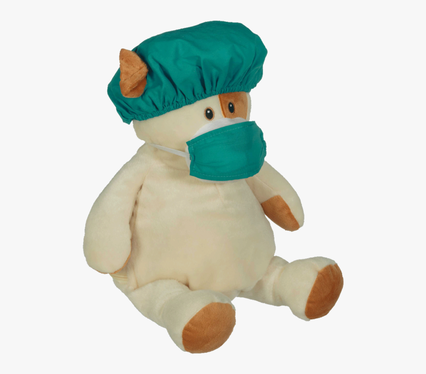 Hospital Hat & Mask Set, Green - Stuffed Toy, HD Png Download, Free Download