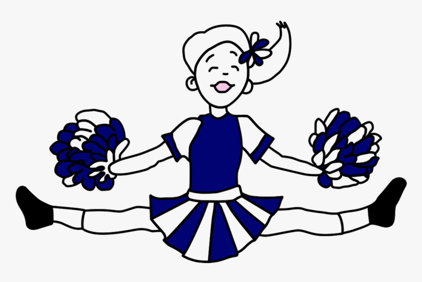 Cheerleader Thank You Note Cards For Kids Mandys Moon - Cheerleading, HD Png Download, Free Download