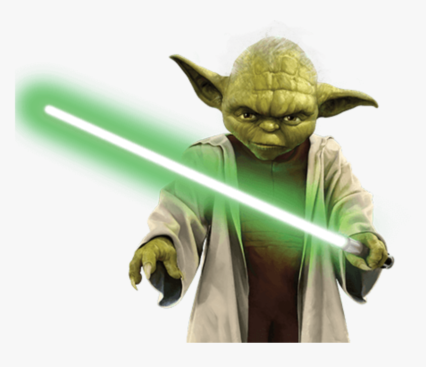 #freetoedit #starwars #yoda #lightsaber - Yoda Star Wars Png, Transparent Png, Free Download