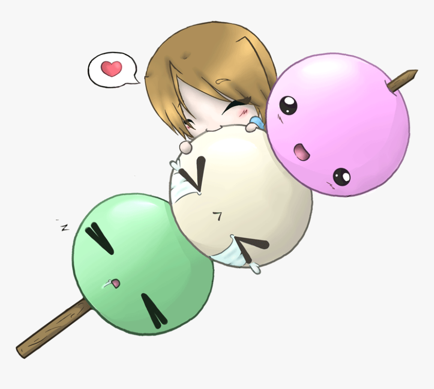 Rice Kawaii Png Gif Jpg Download - Dango Anime, Transparent Png, Free Download