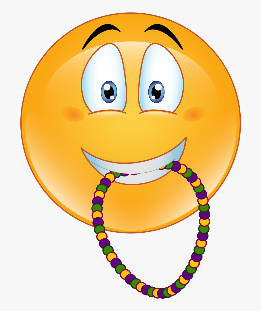 Transparent Teacher Emoji Png - Mardi Gras Emoji, Png Download, Free Download