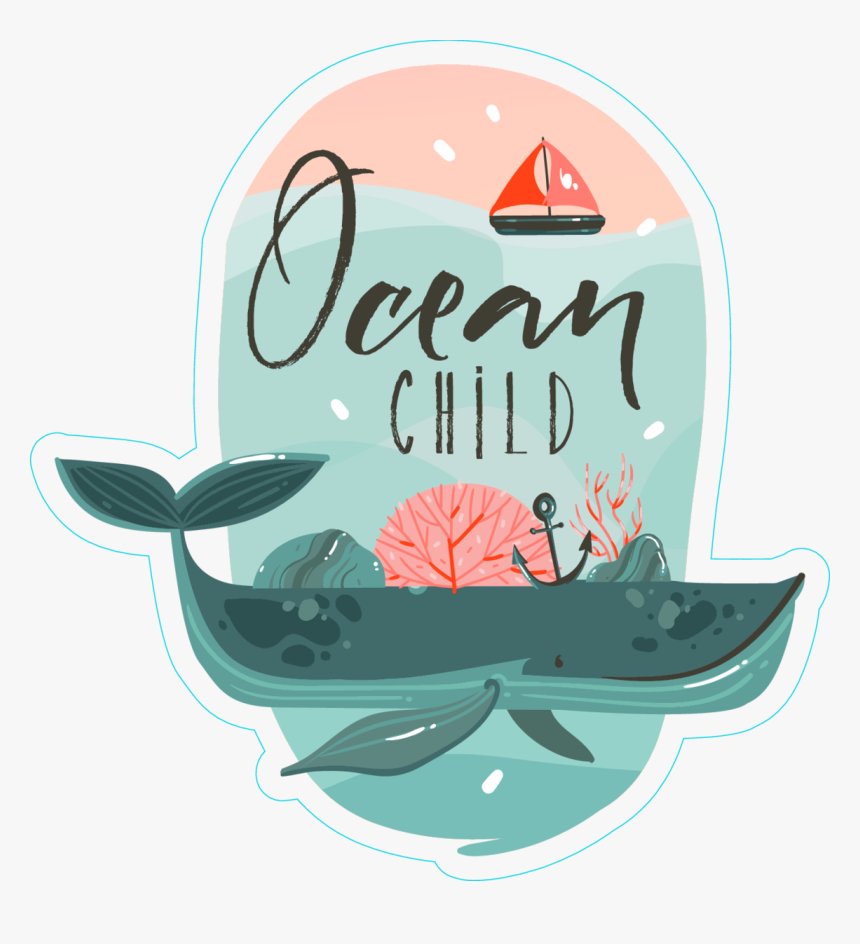 Boat Emoji Png -ocean Child Sticker - Illustration, Transparent Png, Free Download