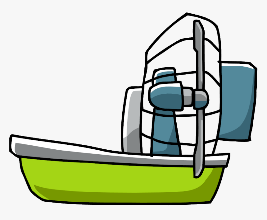 Clipart Boat Water Transport - Air Boat Clip Art, HD Png Download, Free Download