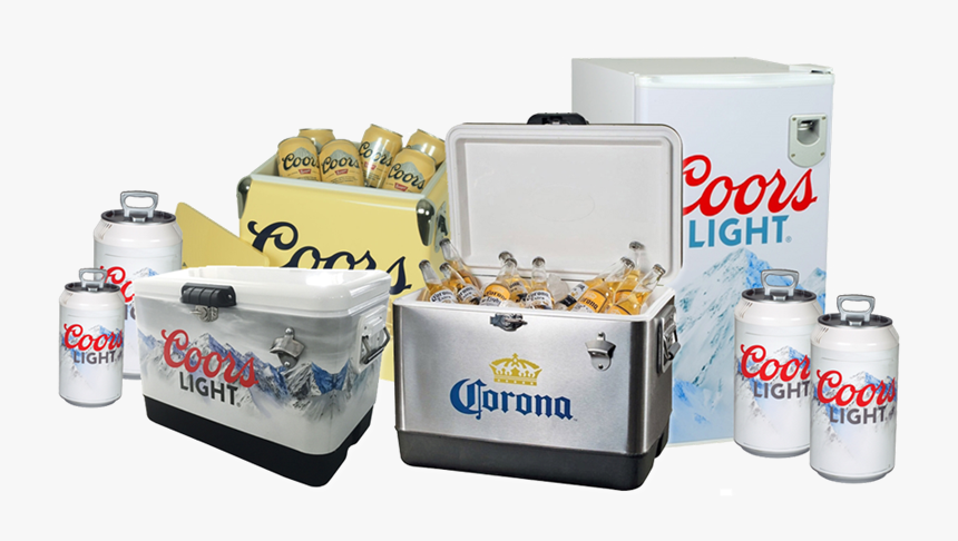 Keep It Cool With Coors Light Compact Fridge, Coolers - Box, HD Png Download, Free Download