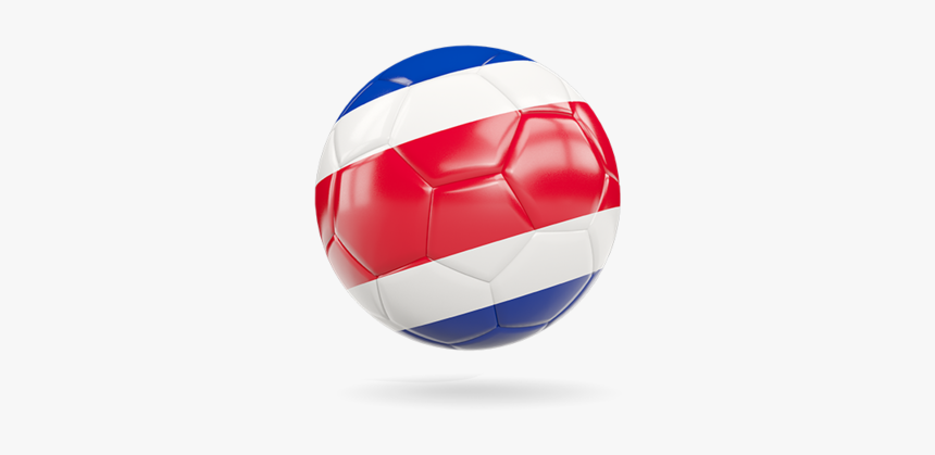 Glossy Soccer Ball - Soccer Ball Costa Rica Flag Ball, HD Png Download, Free Download