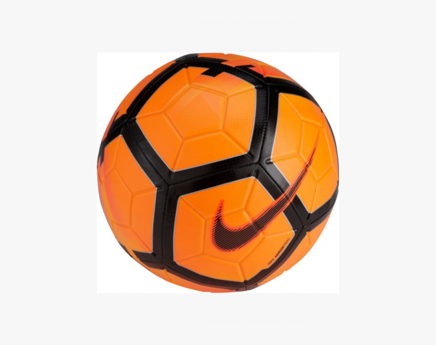 Clip Art Red And Black Soccer Ball - Nike Strike Football Orange, HD Png Download, Free Download
