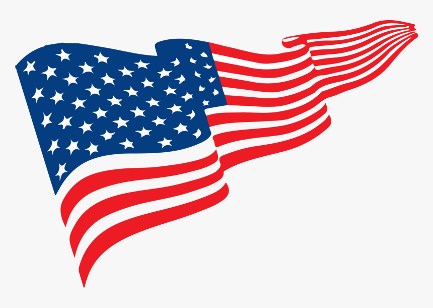 Waving American Flag Eps, HD Png Download, Free Download