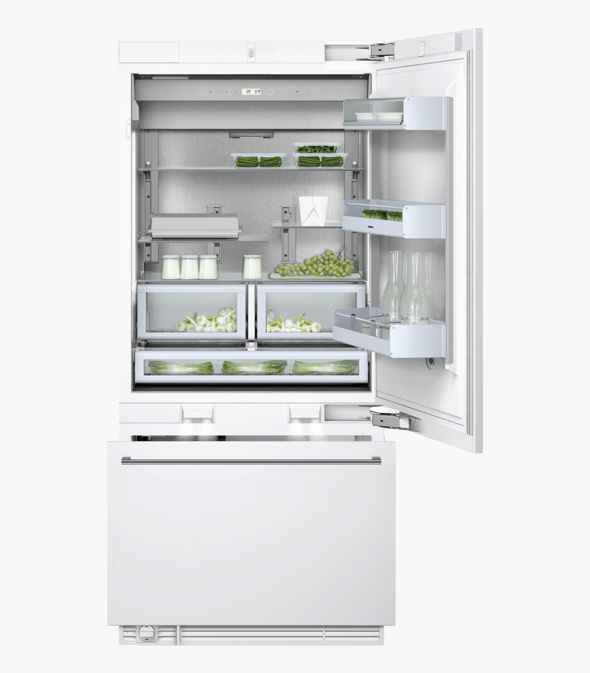 400 Series Two-door Bottom Freezer With Integrated - Frigo Incasso Da 90, HD Png Download, Free Download